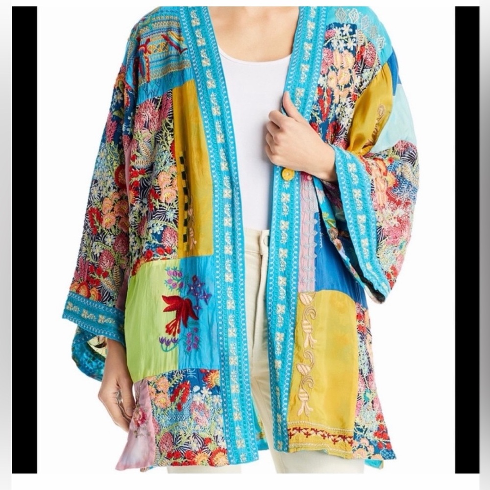 Johnny Was Patchwork Kimono - image 1